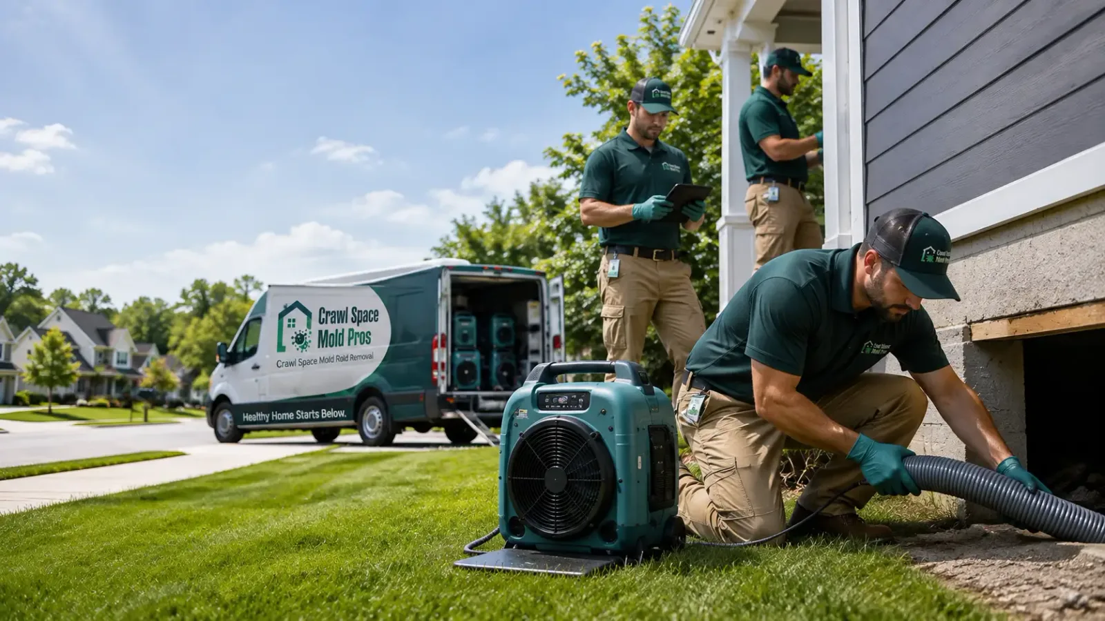 Crawl Space Mold Removal in Delano, CA